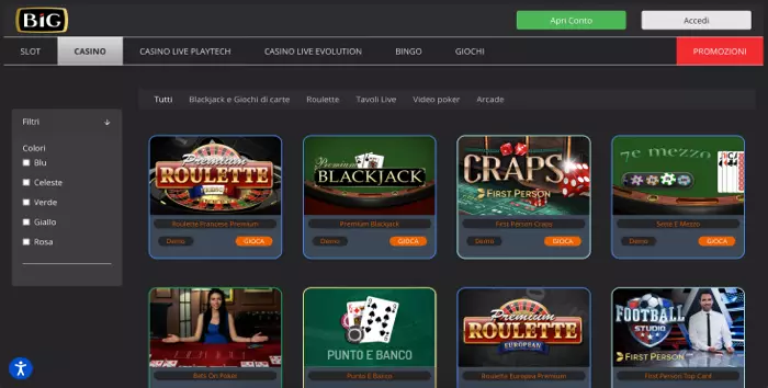 screenshot Big Casino