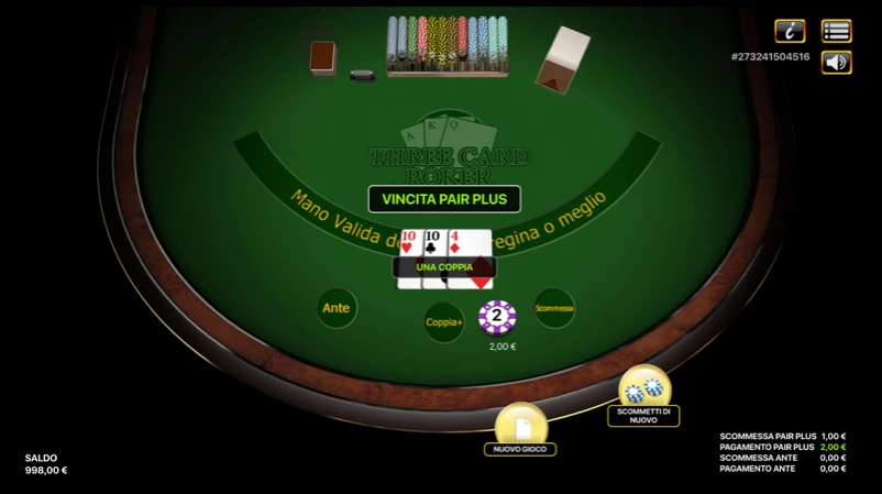 Screenshot Fivebet blackjack