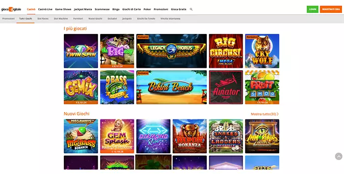 screenshot GD Casino