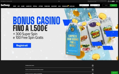 anteprima di Betway